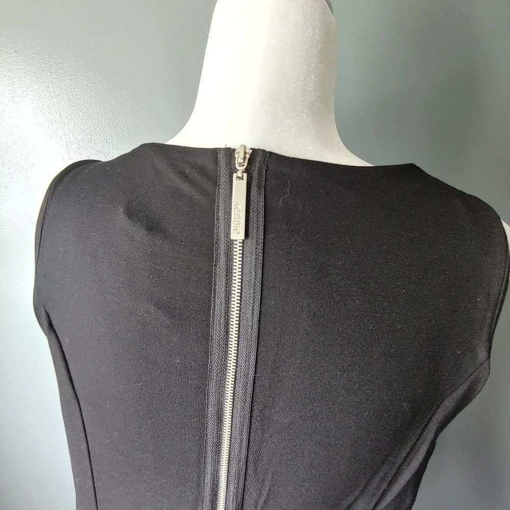 Kensie Little Black Dress with Embroidery - Picture 4 of 4
